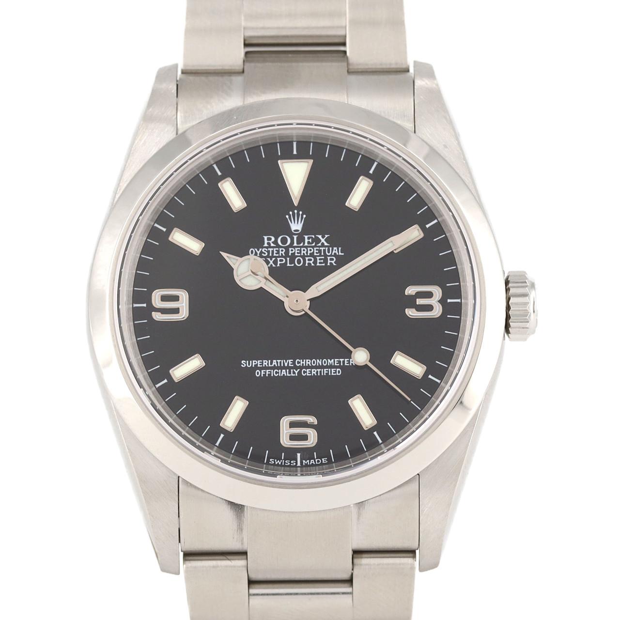 ROLEX Explorer I 114270 SS Automatic F No.