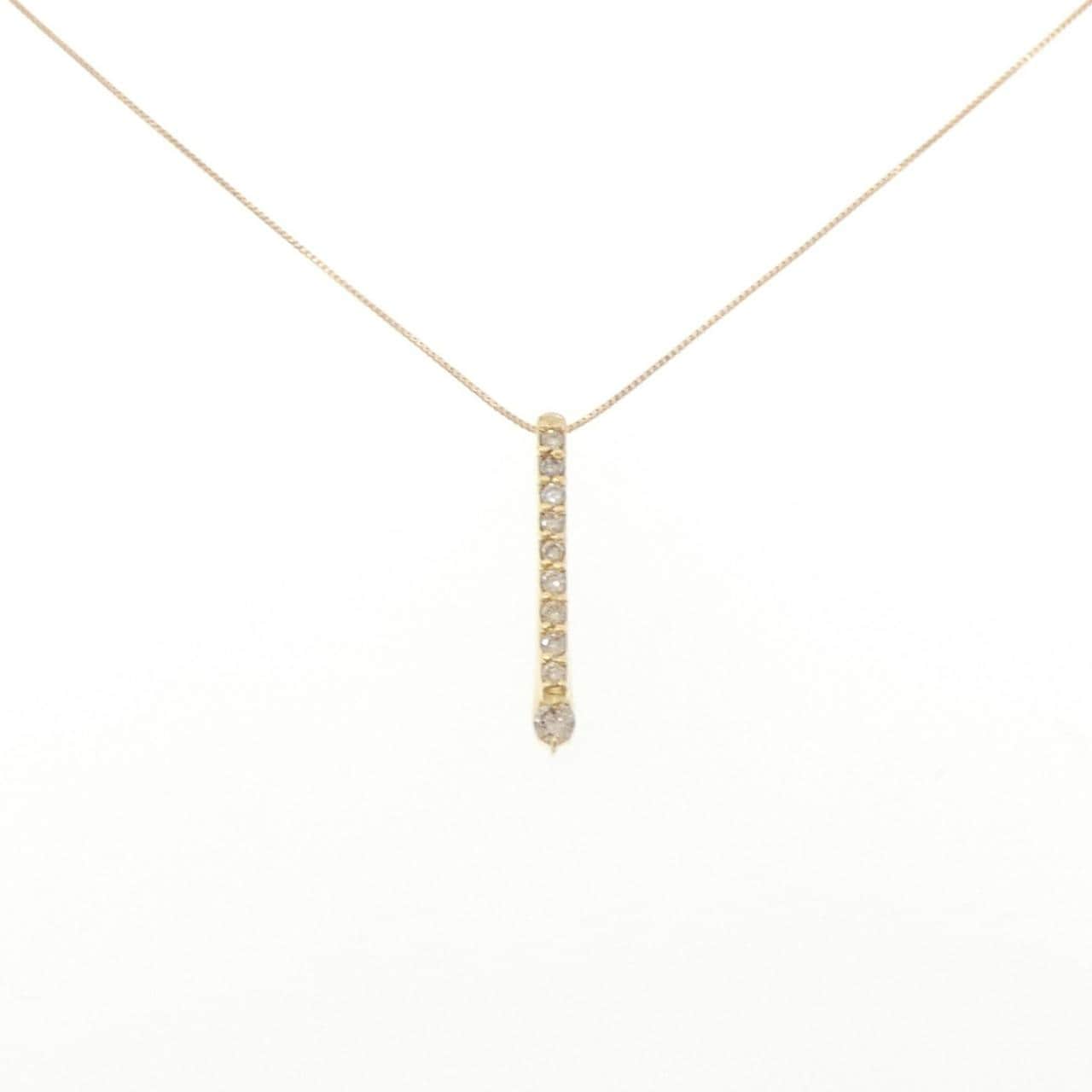 K18YG ダイヤモンド ネックレス 0.3CT