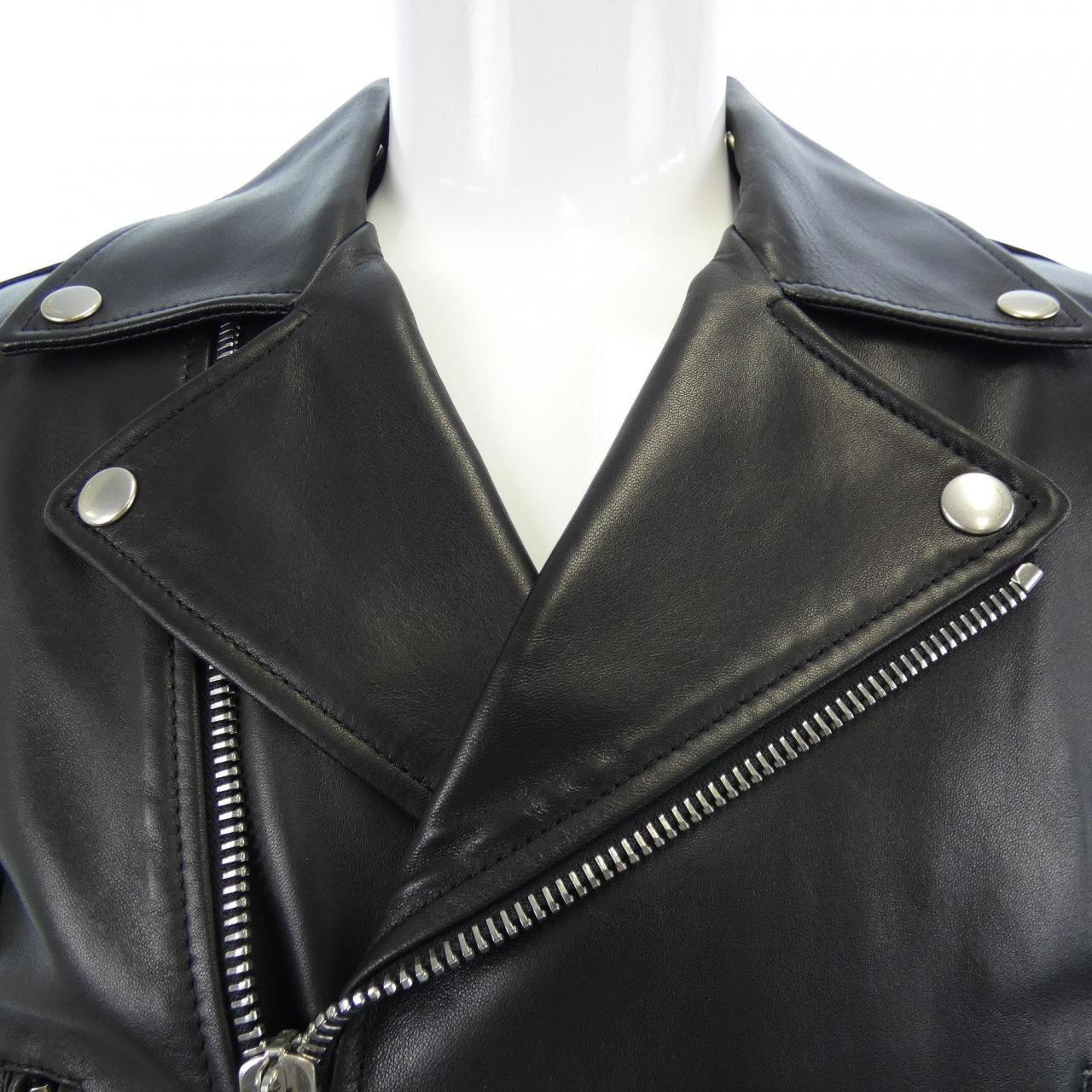 サンローラン SAINT LAURENT L01O　クラシックモーターサイクルジャケット 484284 Y5YA2 レザーライダースジャケット