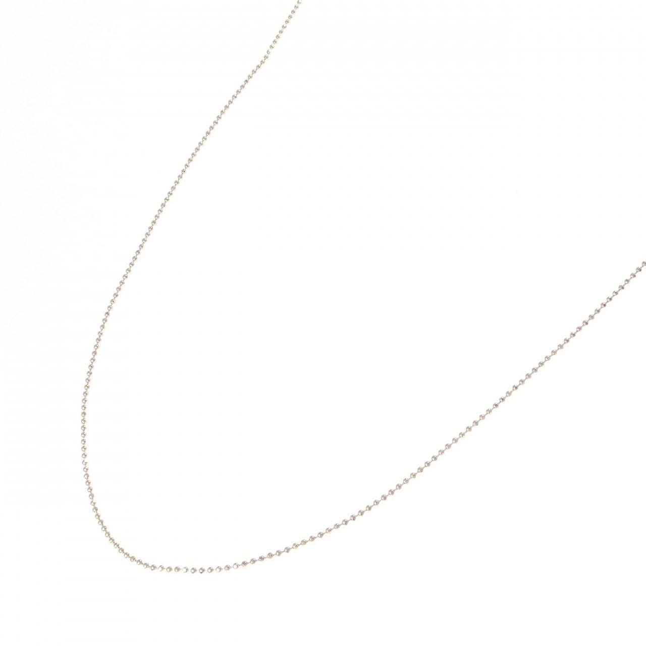 K18YG ボール チェーンネックレス