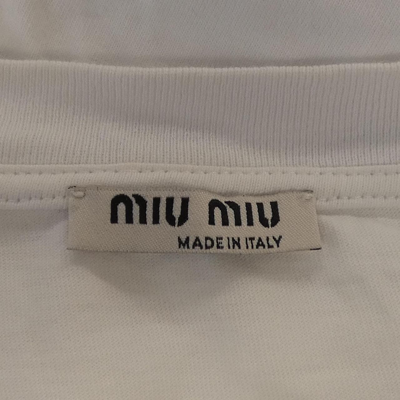 ミュウミュウ MIU MIU MJN364 10OS Tシャツ