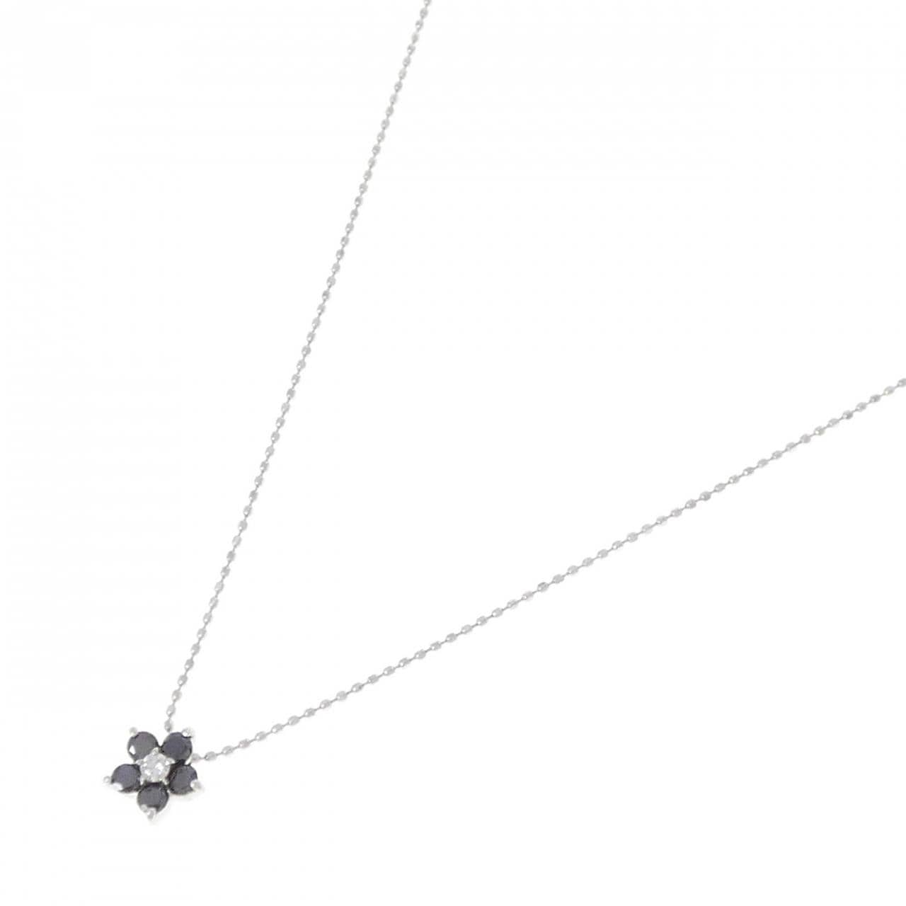 ポンテヴェキオ フラワー ネックレス 0.04CT