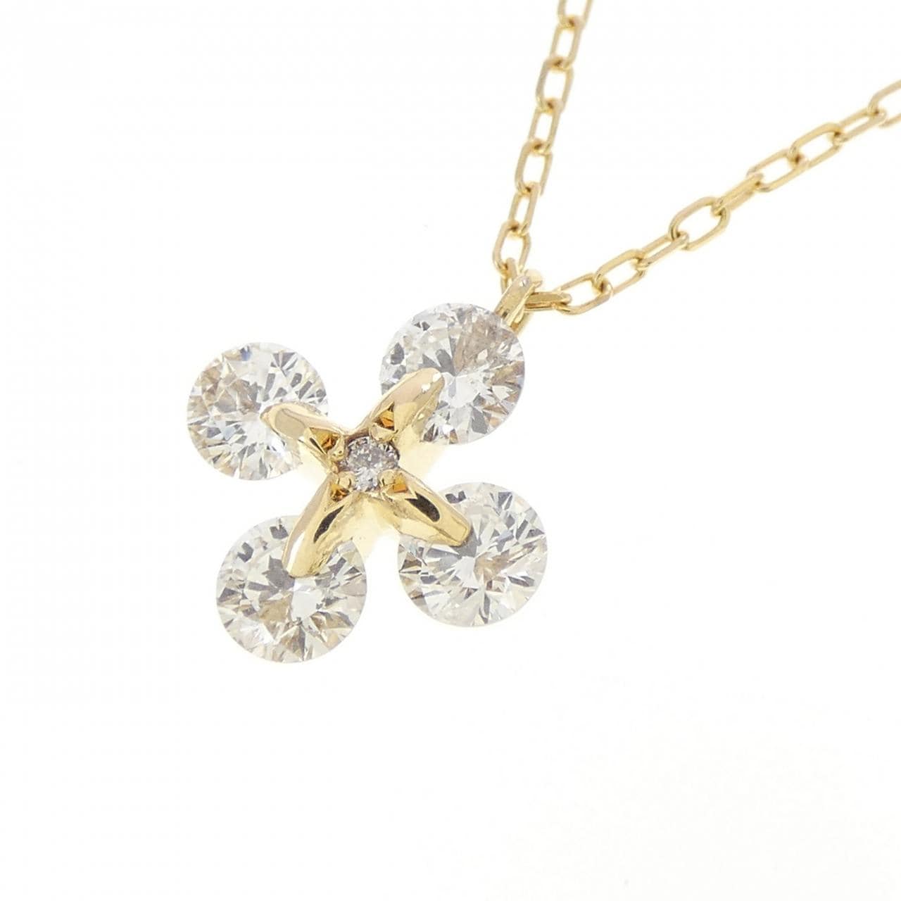 K18YG ダイヤモンド ネックレス 0.50CT