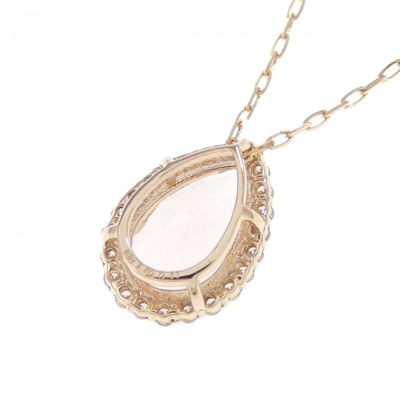 K18PG モルガナイト ネックレス 1.10CT