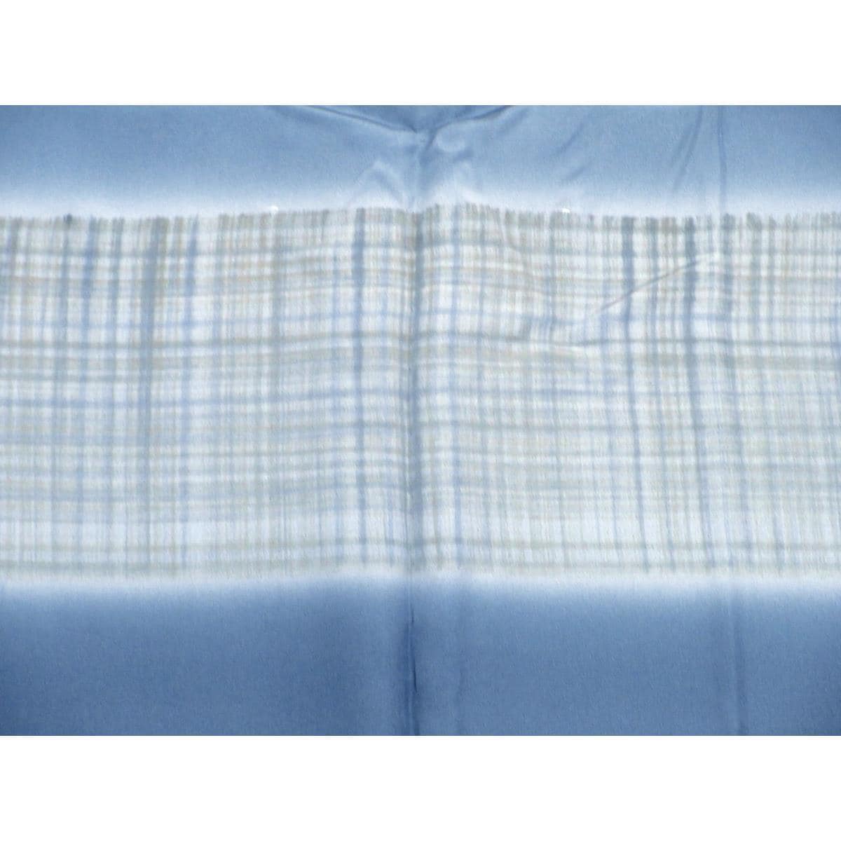 【未使用品】男物　羽二重　紋名不明　きもの・羽織・長襦袢　３点セット