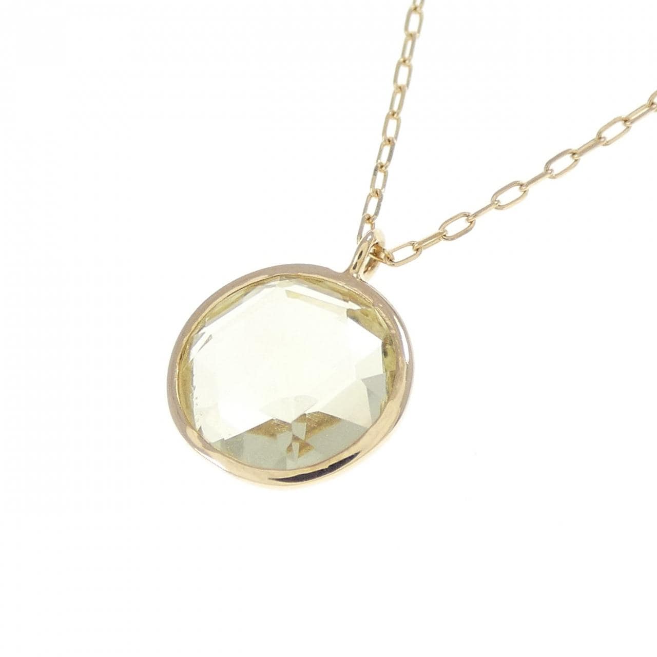 K10YG クオーツ ネックレス