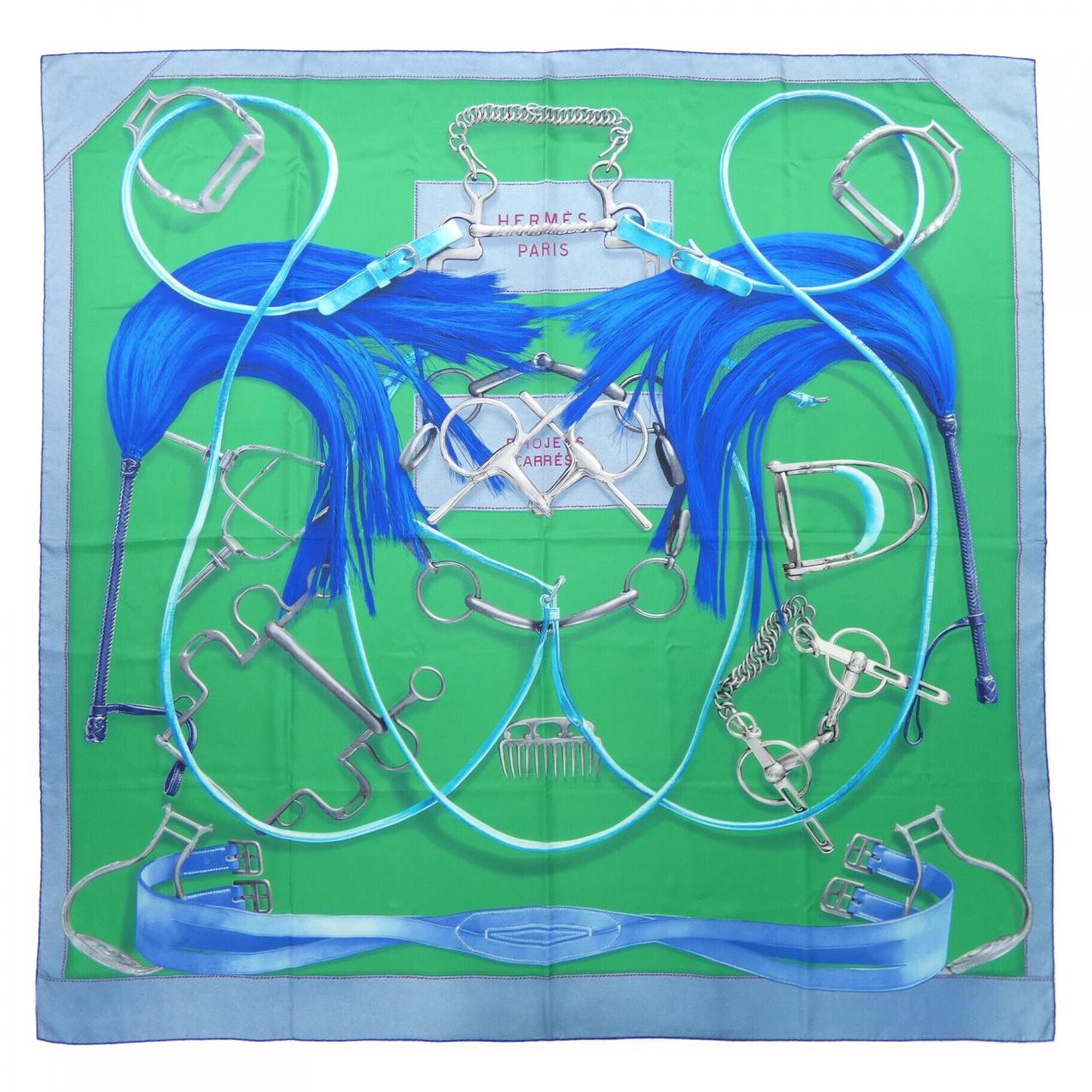 エルメス HERMES PROJETS CARRES H432300S カレジェアン140 ショール