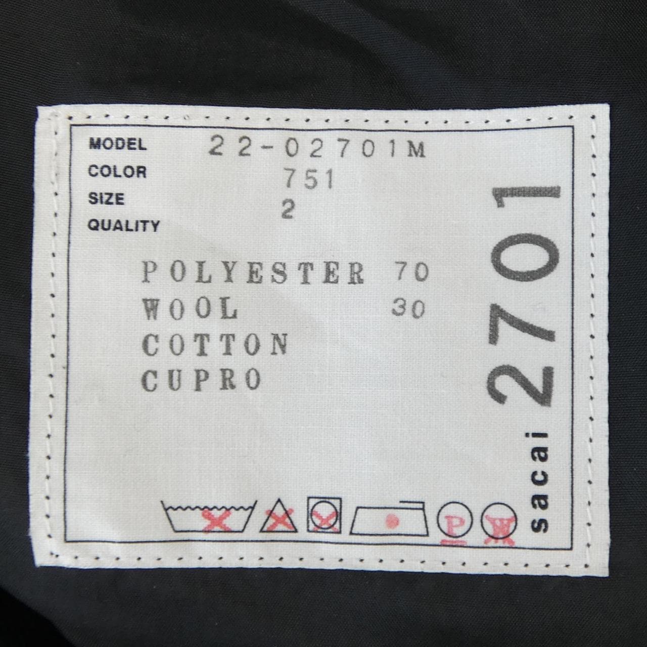 サカイ SACAI 22-02701M パンツ