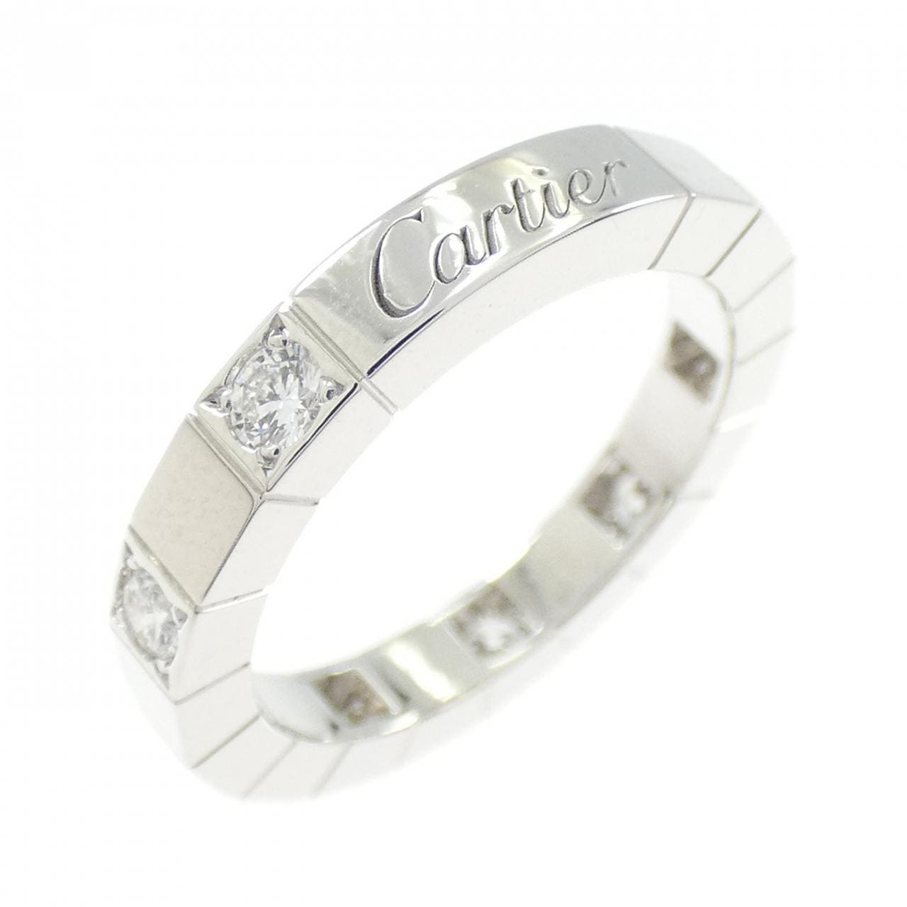 カルティエ ラニエール ハーフダイヤ リング