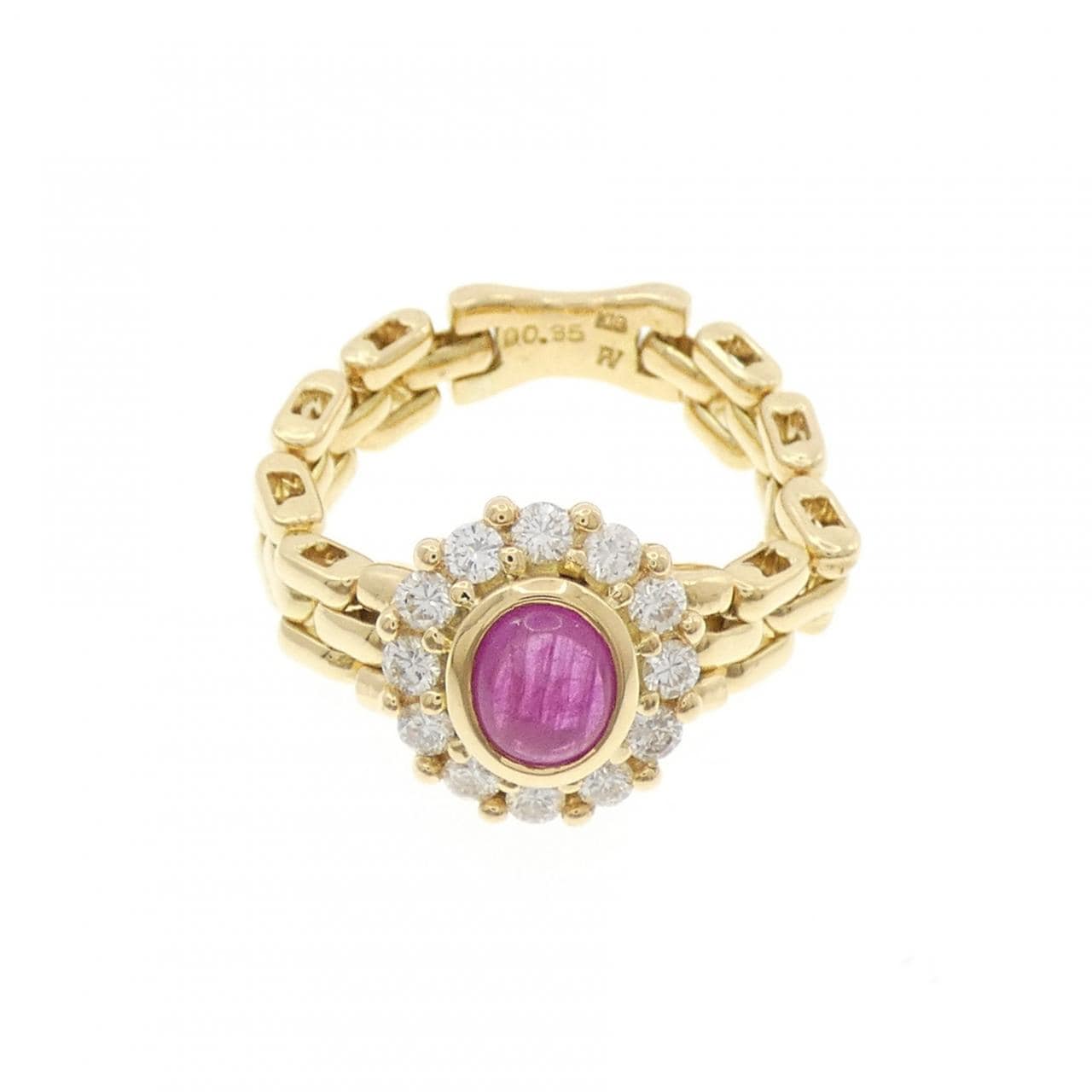 ポンテヴェキオ ルビー リング 0.72CT