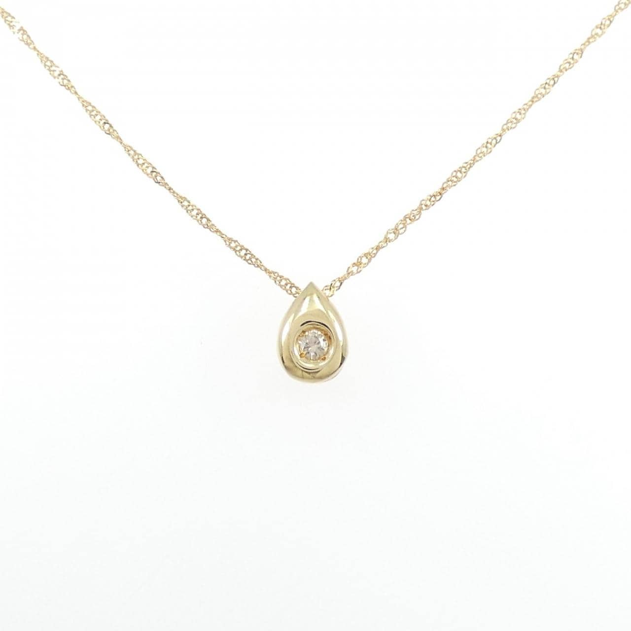 K18YG ダイヤモンド ネックレス 0.05CT