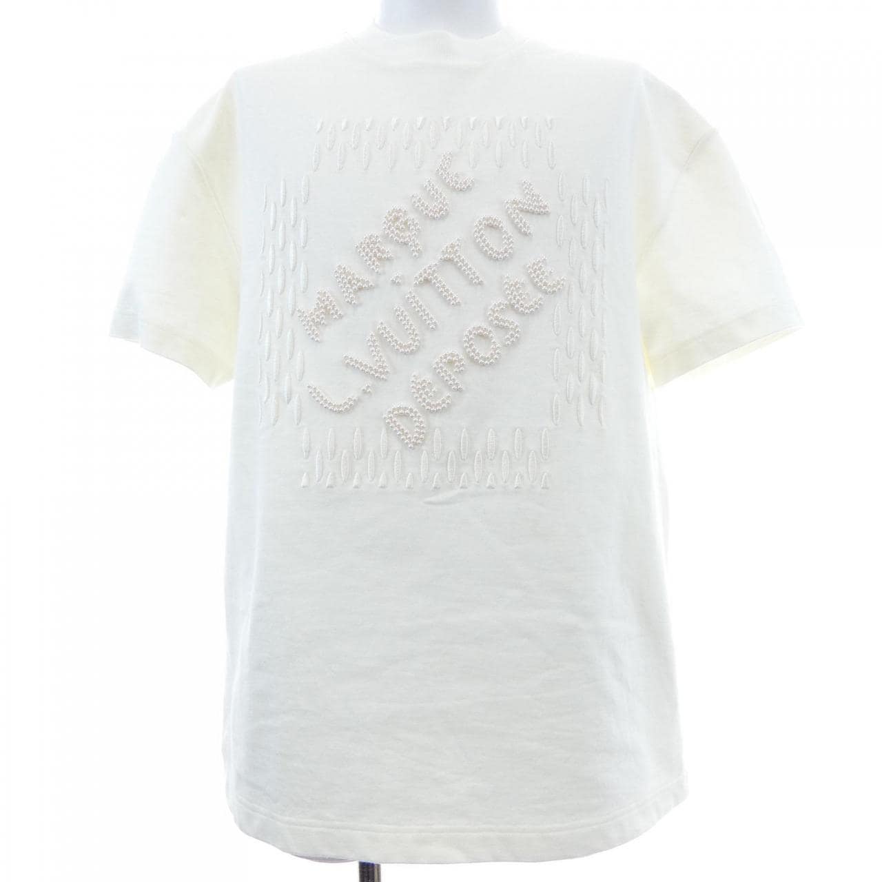 ルイヴィトン LOUIS VUITTON エンブロイダードシグネチャーコットンTシャツ HQY71WNPL Tシャツ