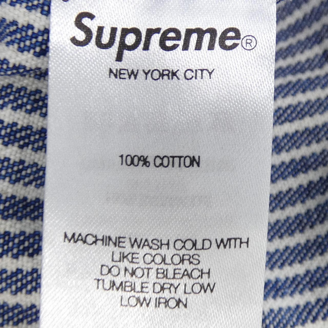 シュプリーム SUPREME Loose Fit S/S Denim Paint S／Sシャツ