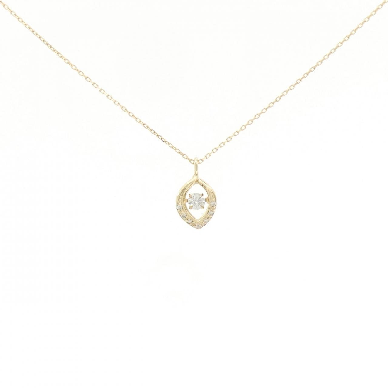 K10YG ダイヤモンド ネックレス 0.09CT
