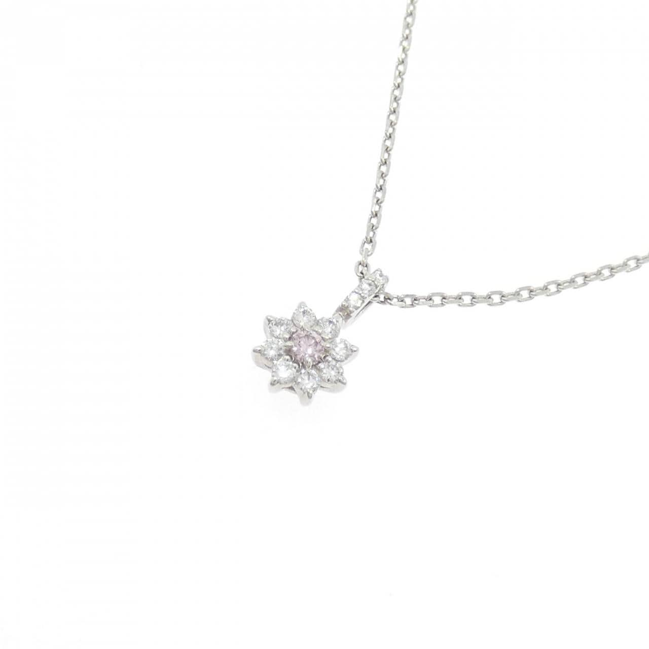 スタージュエリー ピンクダイヤモンド ネックレス 0.02CT