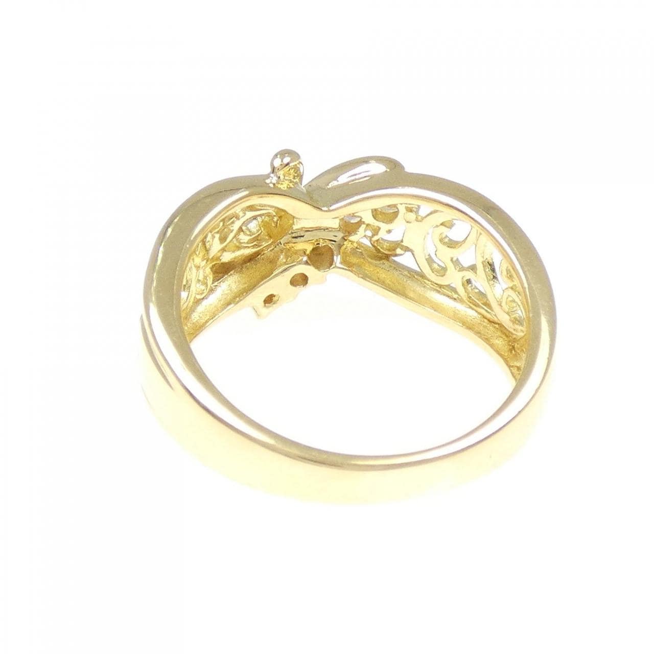 K18YG ダイヤモンド リング 0.20CT