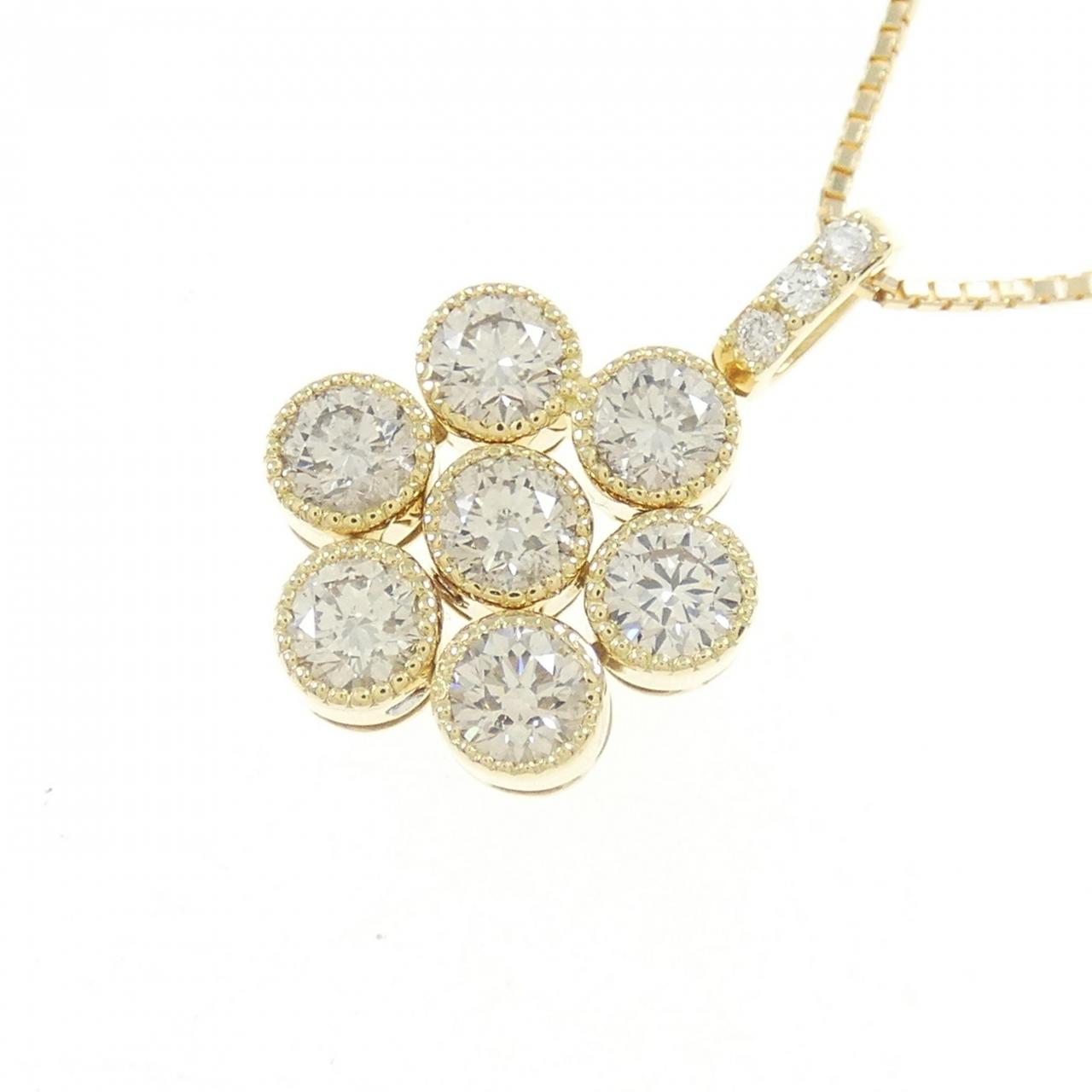 K18YG 2WAY ダイヤモンド ネックレス 1.00CT