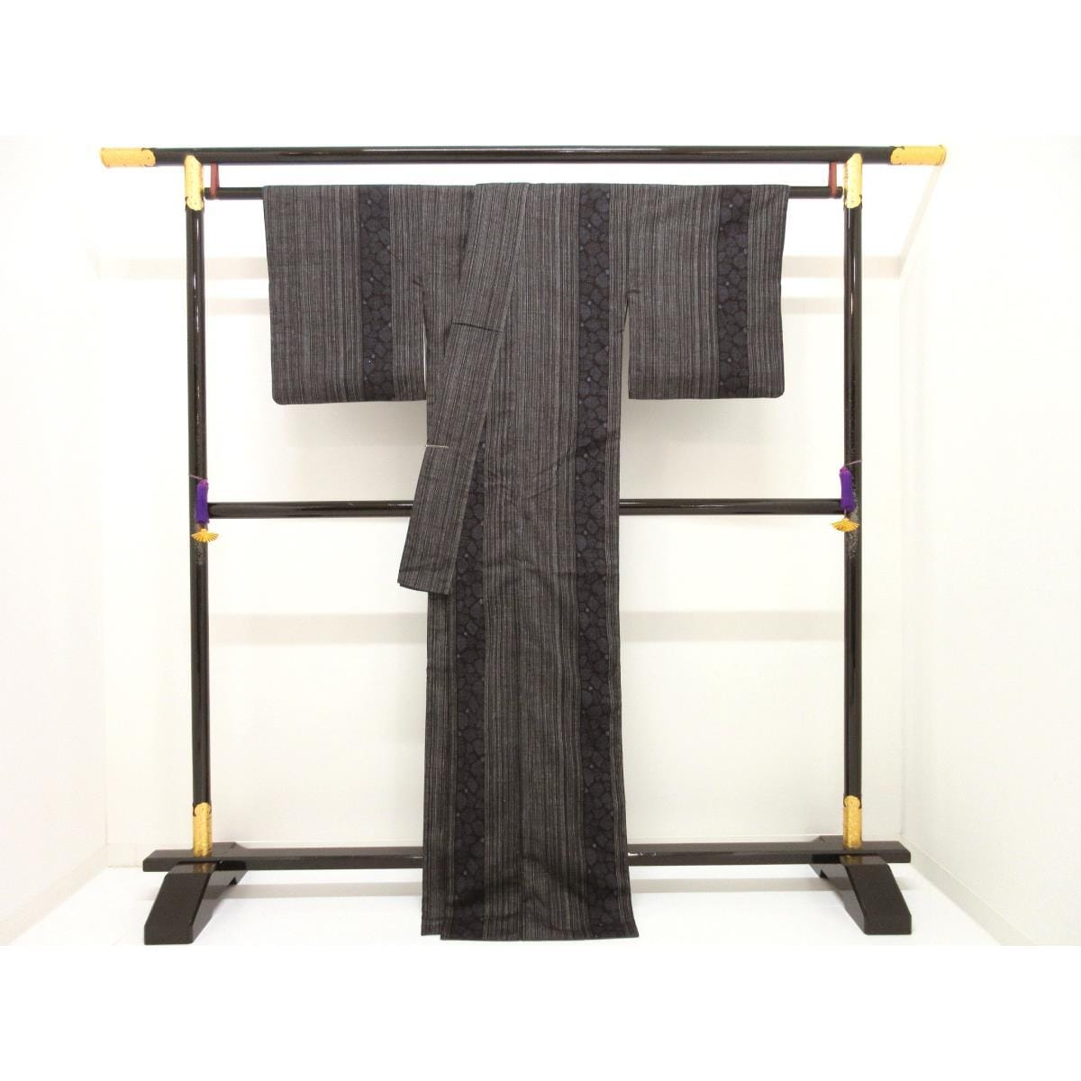 紬　証紙付　【本場結城紬】