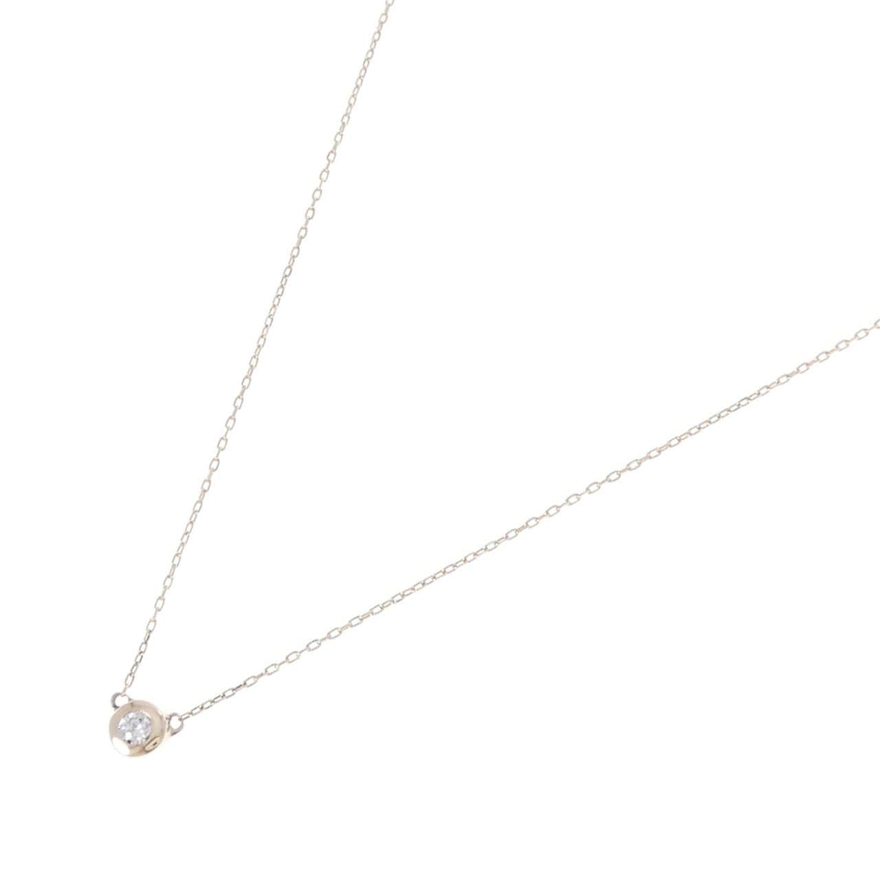 K10YG ダイヤモンド ネックレス 0.04CT
