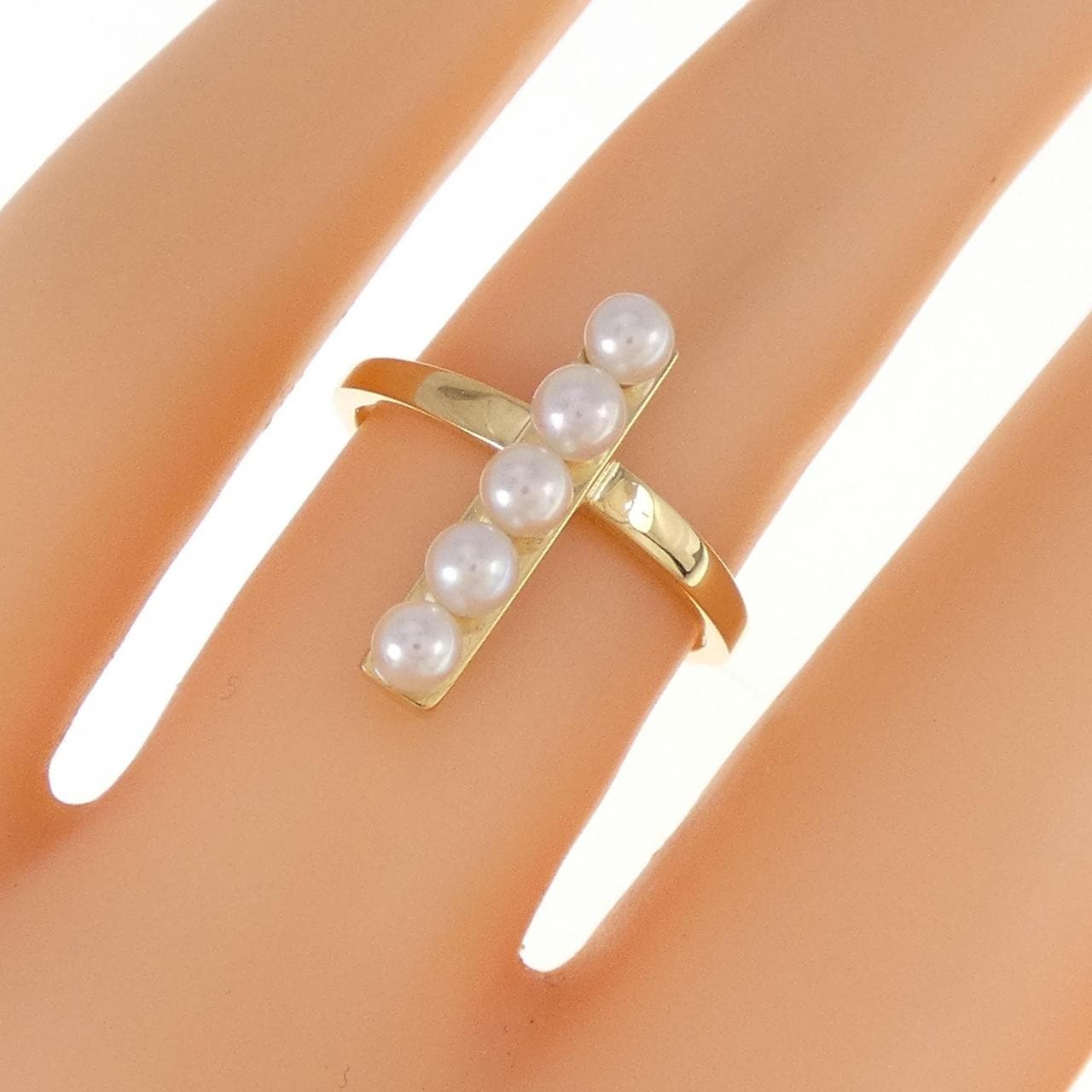 MIKIMOTO akoya pearl ring