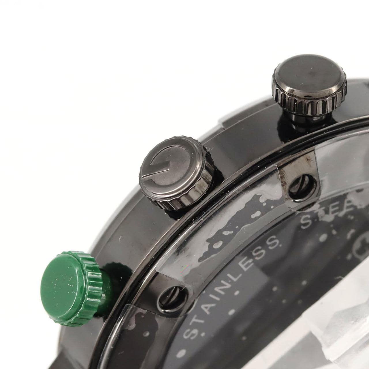 【新品】グッチ Gクロノ PVD 101MCHRONO/YA101331 SS クォーツ