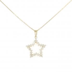 K18YG スター ダイヤモンド ネックレス 0.50CT