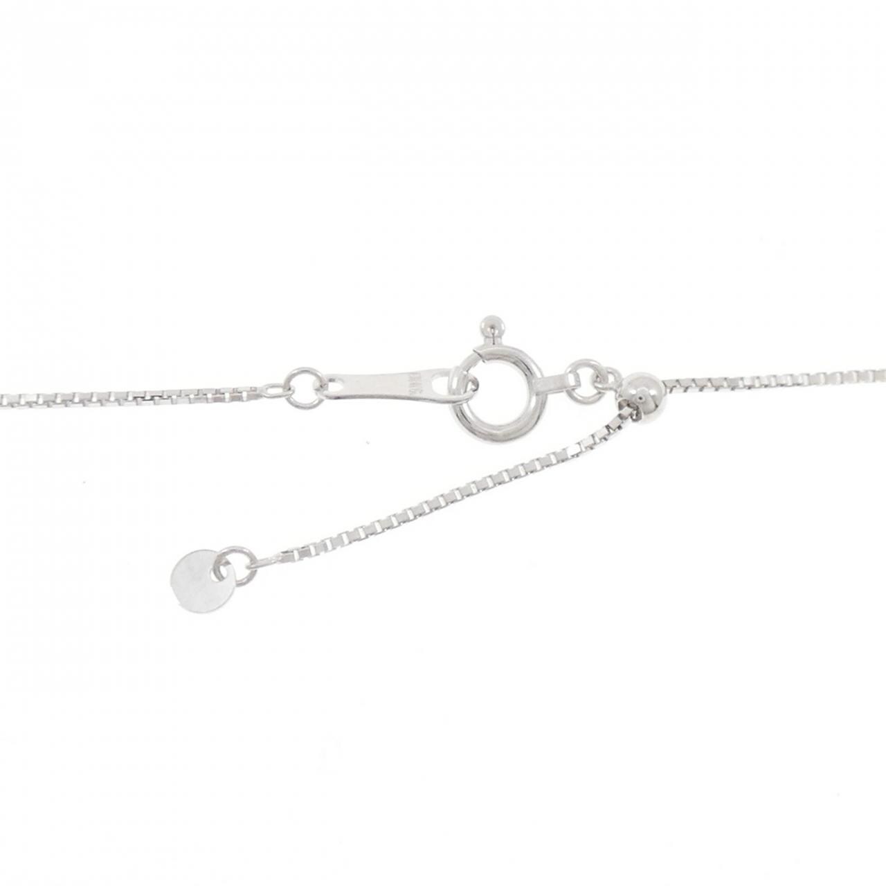 K18WG ダイヤモンド ネックレス 0.10CT