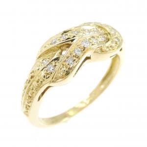 K18YG ダイヤモンド リング 0.10CT