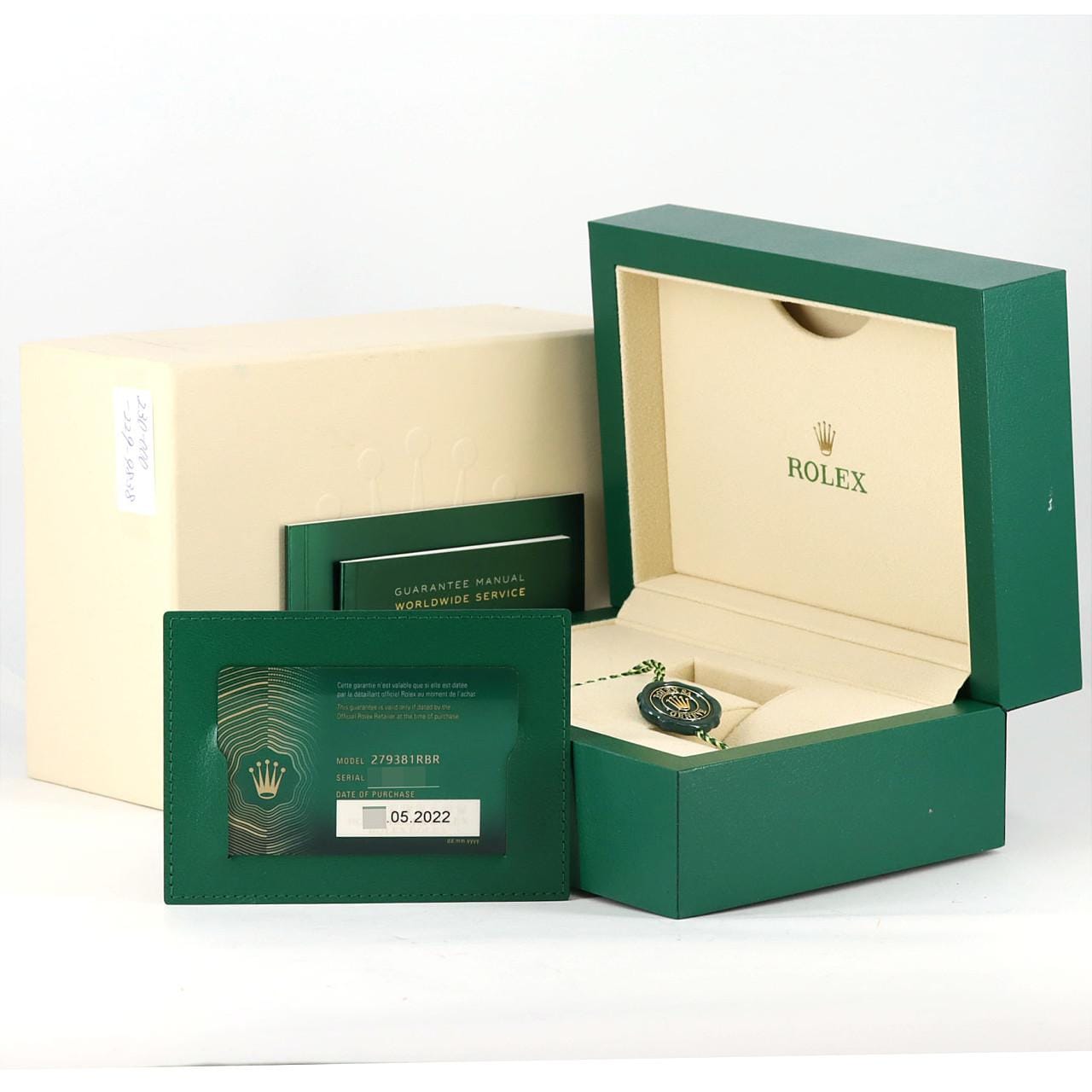 ロレックス デイトジャスト 279381RBR SSxPG 自動巻 ランダム番