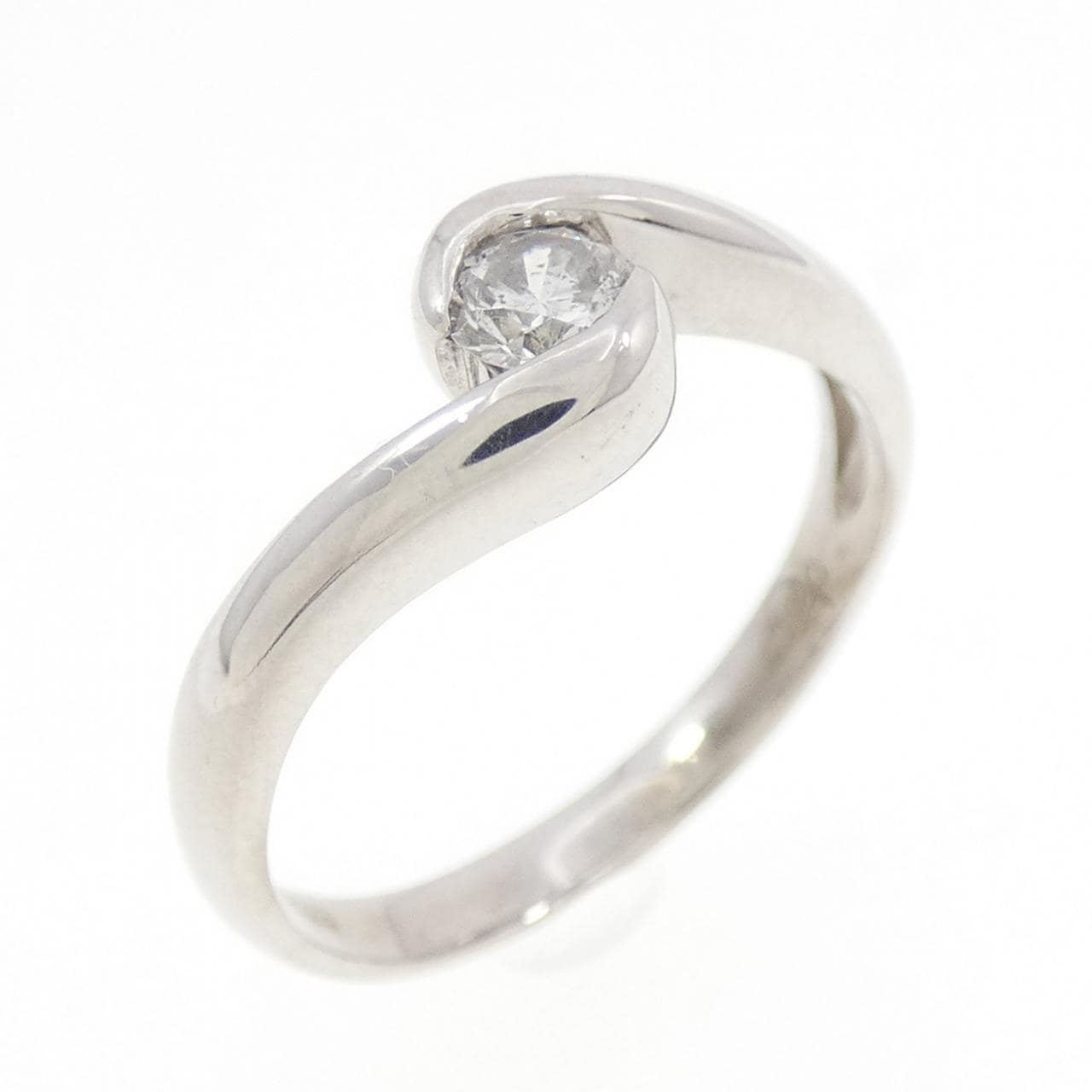 K18WG ダイヤモンド リング 0.20CT
