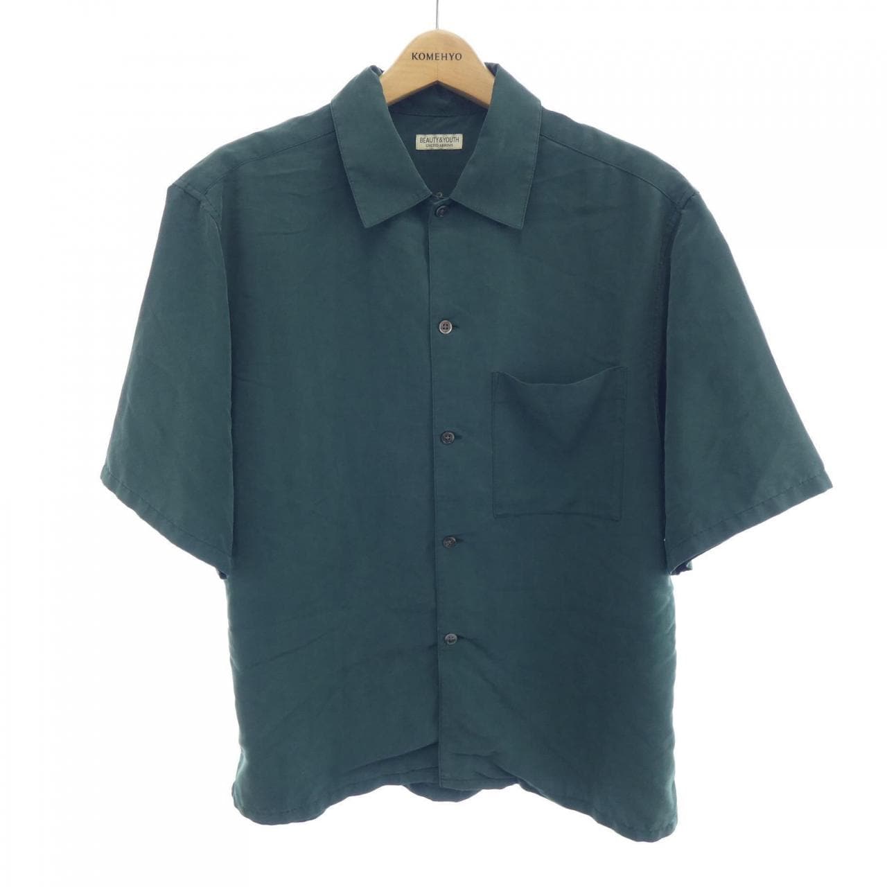 ビューティーアンドユース BEAUTY&YOUTH(U.A) S／Sシャツ