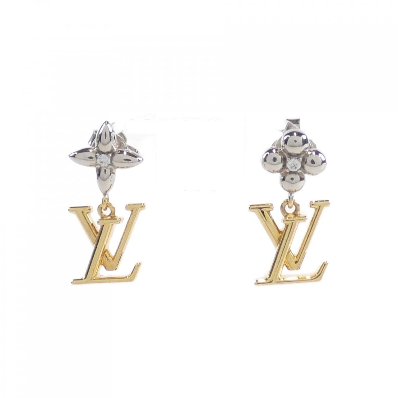 ルイヴィトン ピアス パンダント LVアイコニック フラワー M01287 ピアス