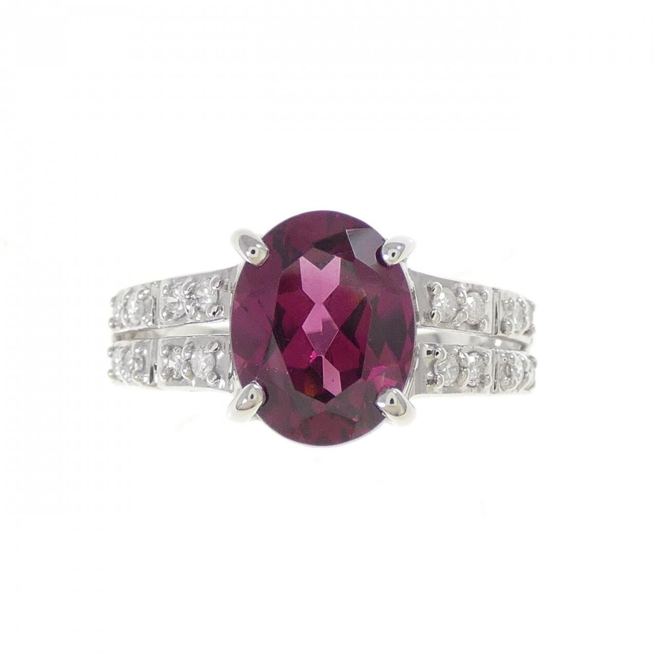 PT1000 ガーネット リング 2.39CT