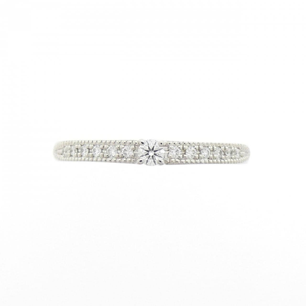 PT950 ダイヤモンド リング 0.107CT