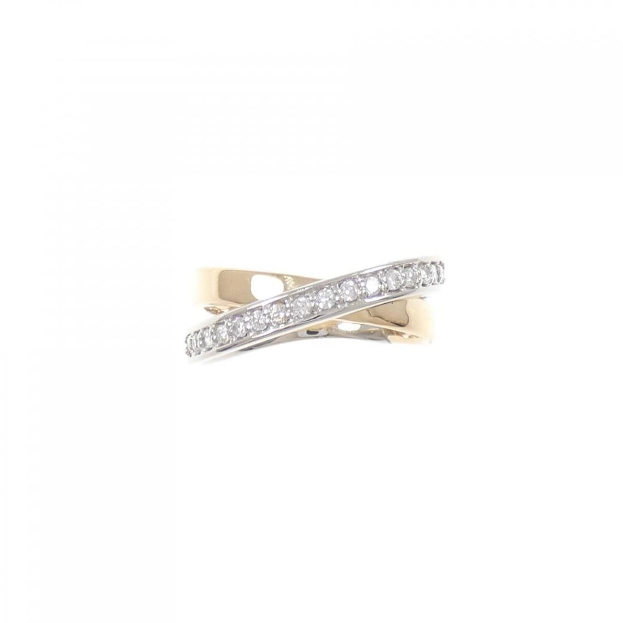 PT900/K18PG ダイヤモンド リング 0.20CT