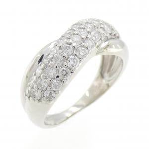 PT900 パヴェ ダイヤモンド リング 1.00CT
