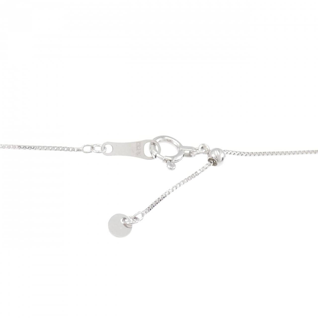K18WG ダイヤモンド ネックレス 0.20CT