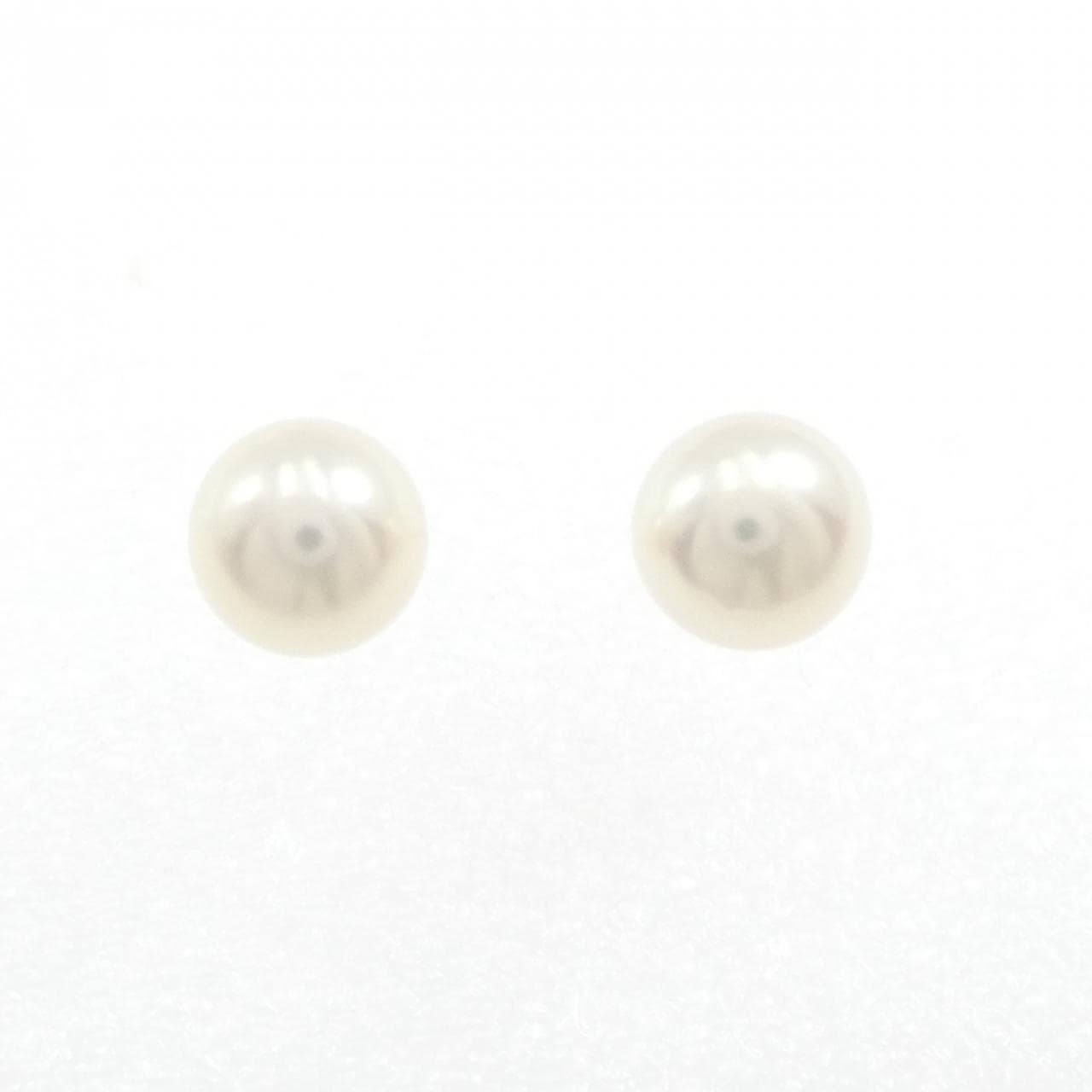 K14WG アコヤパール ピアス 7.6mm