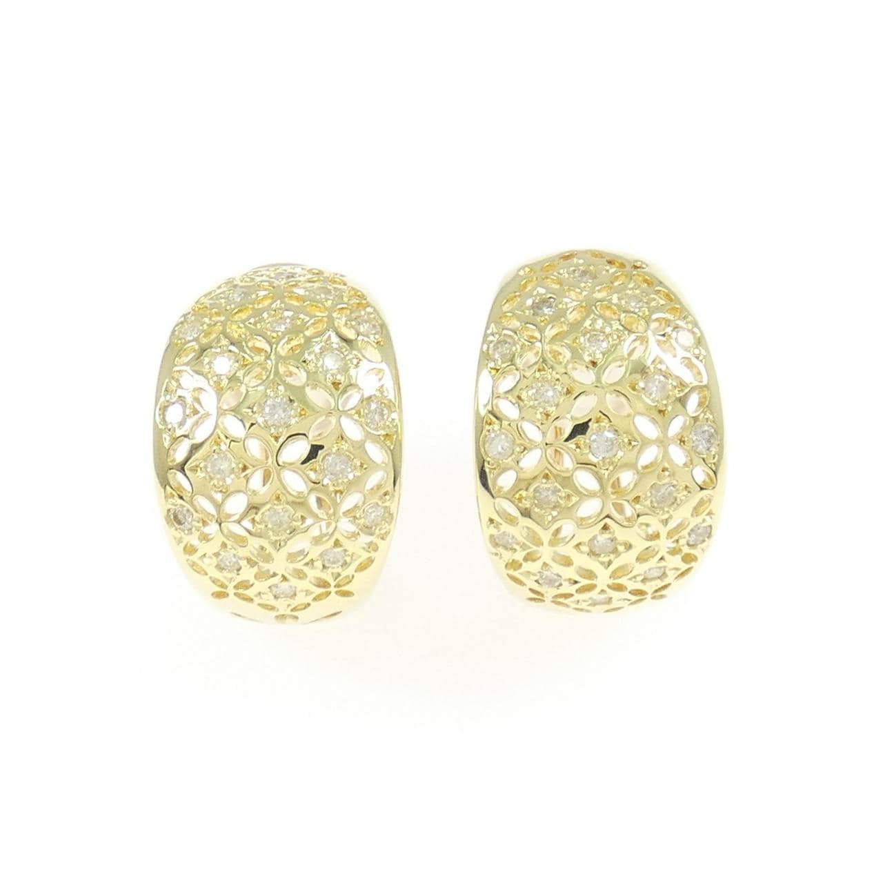 K18YG ダイヤモンド ピアス/イヤリング 0.26CT