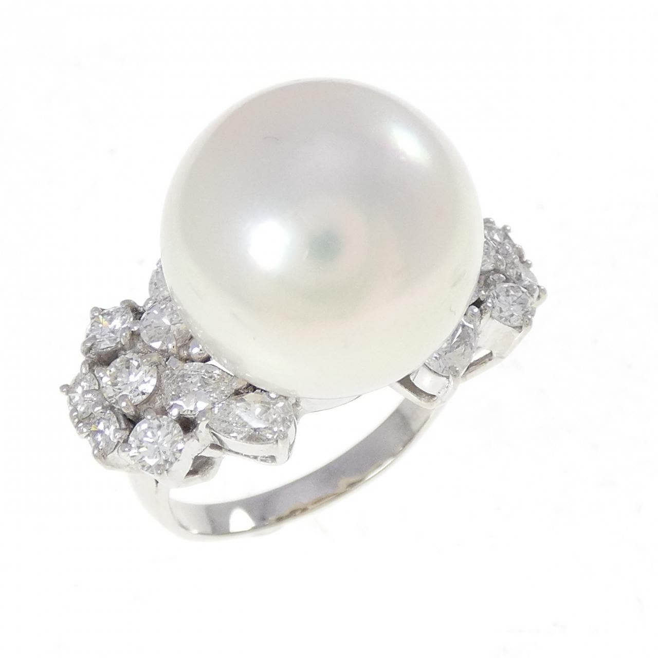 PT900 白蝶パール リング 15.9mm