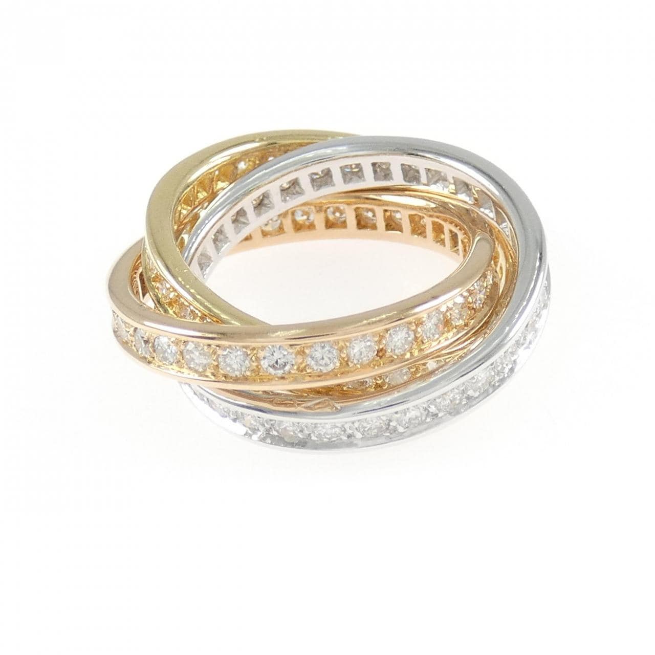 カルティエ スリーバングルズ リング