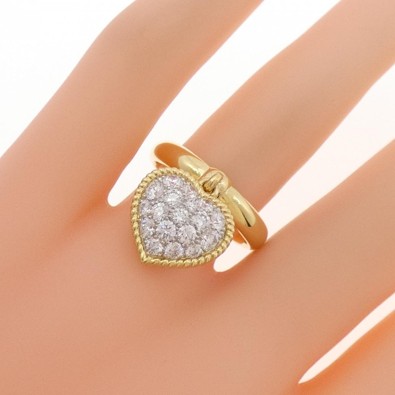 ギメル ダイヤモンド リング 0.887CT