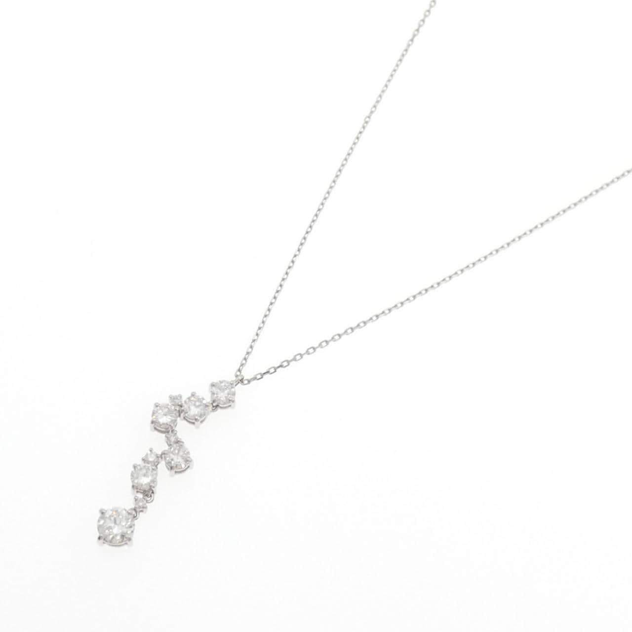 PT900/PT850 ダイヤモンド ネックレス 0.580CT