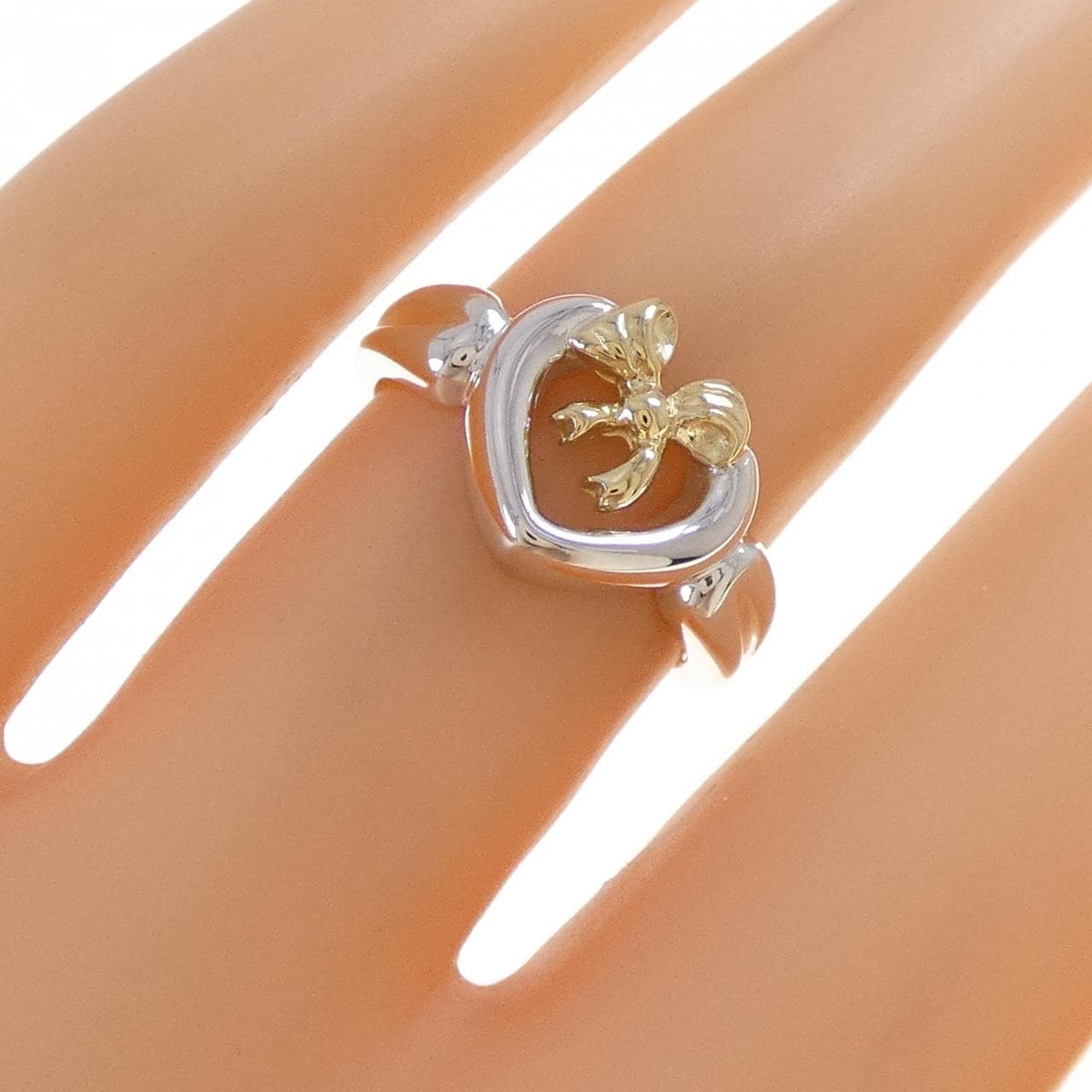 [vintage] TIFFANY 925/750YG 戒指