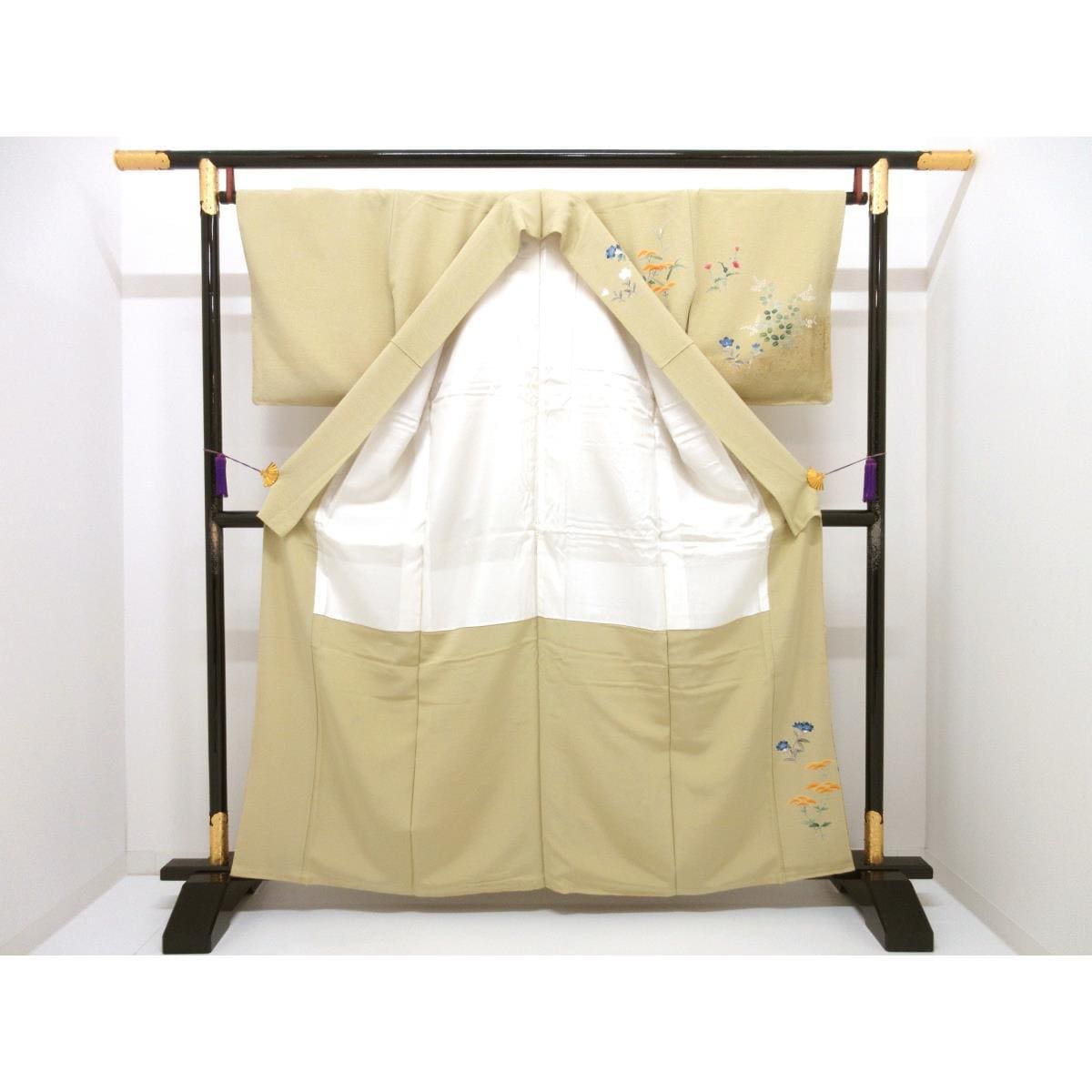 【未使用品】訪問着　友禅金彩加工