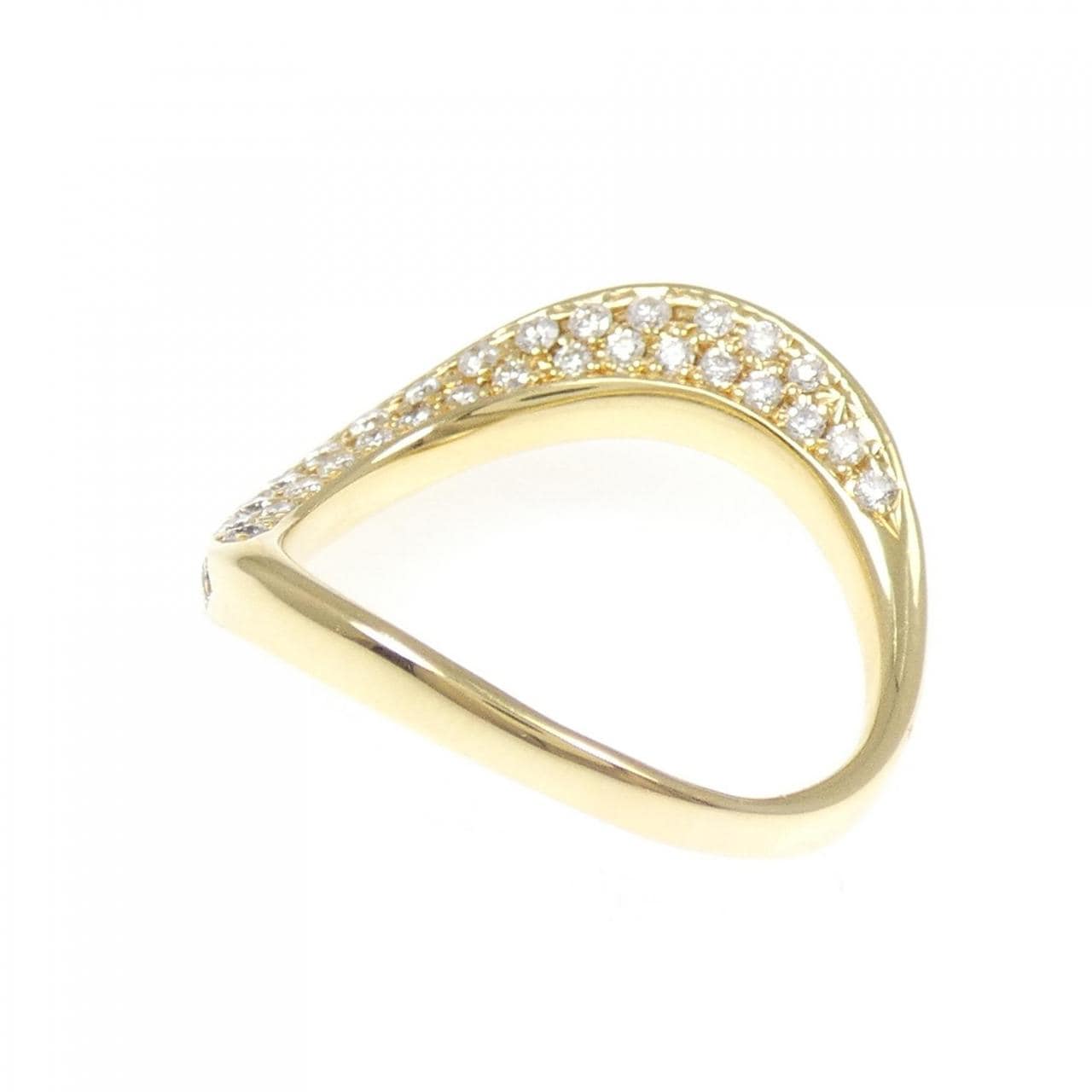 K18YG ダイヤモンド リング 0.86CT