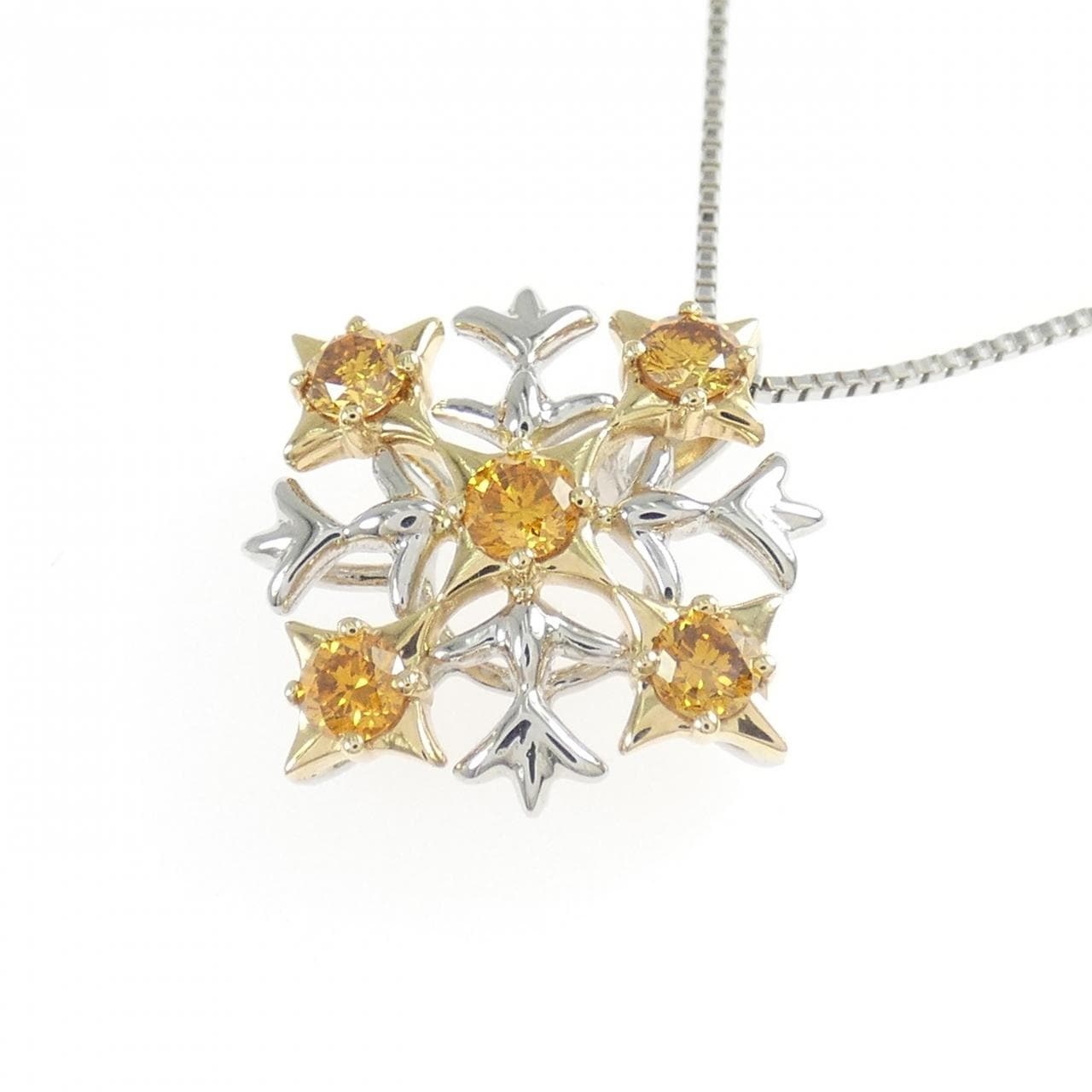 ジーエスティービー ダイヤモンド ネックレス 0.40CT