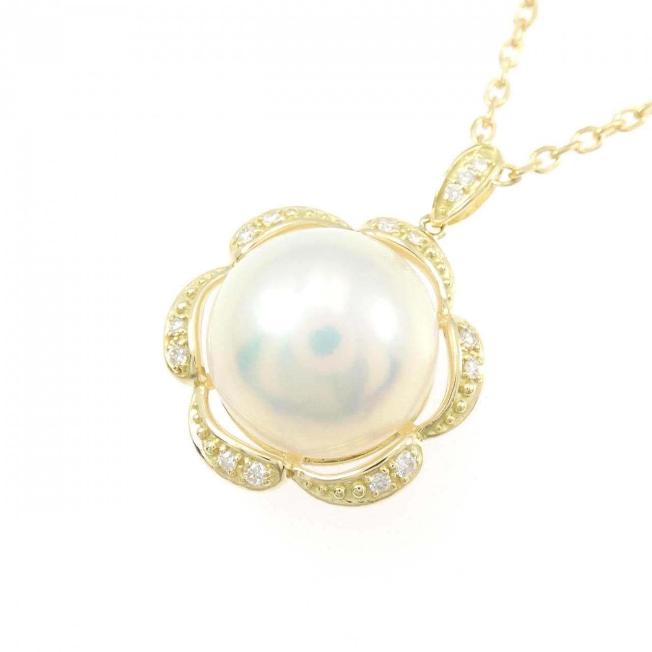 K18YG マベパール ネックレス