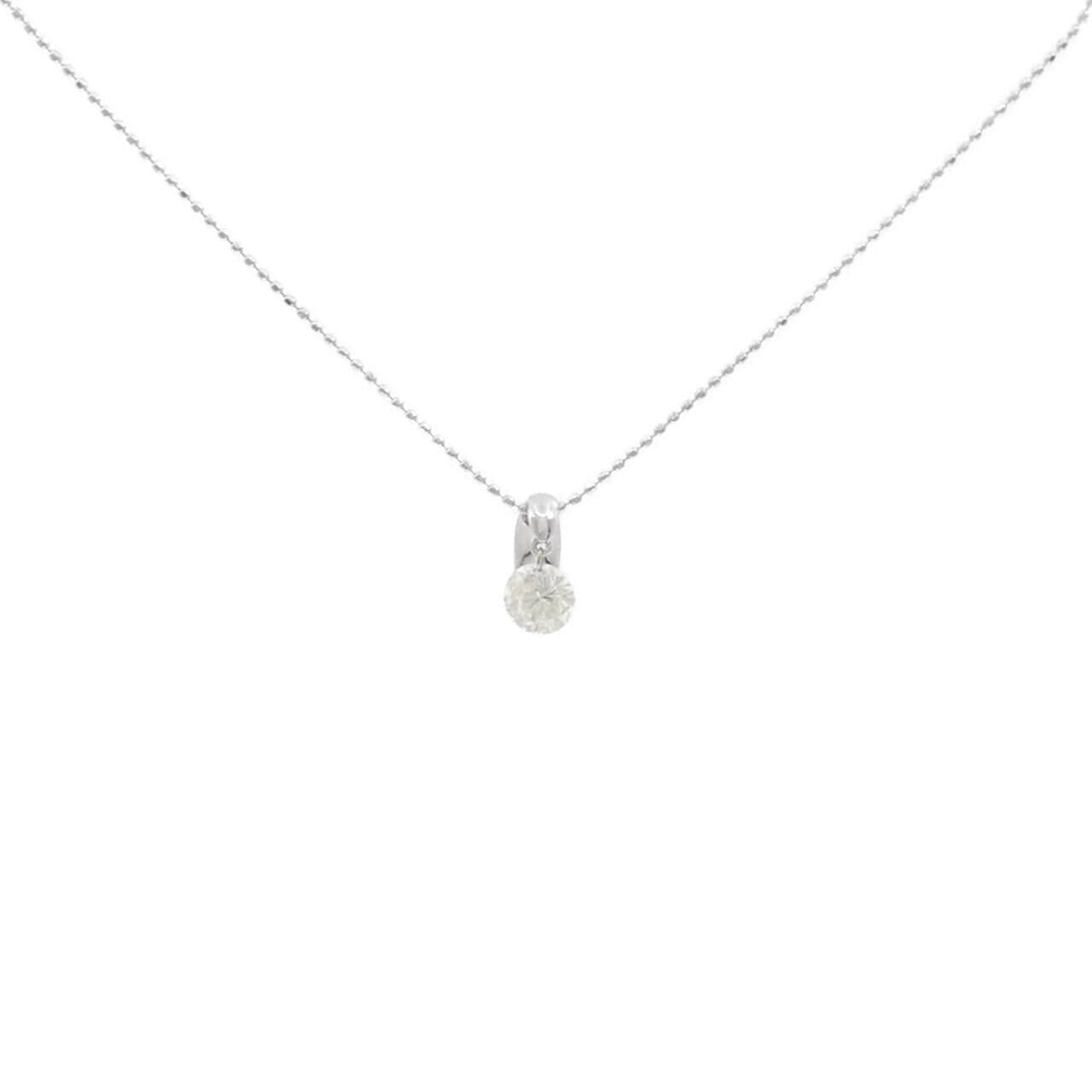K18WG ダイヤモンド ネックレス 0.56CT