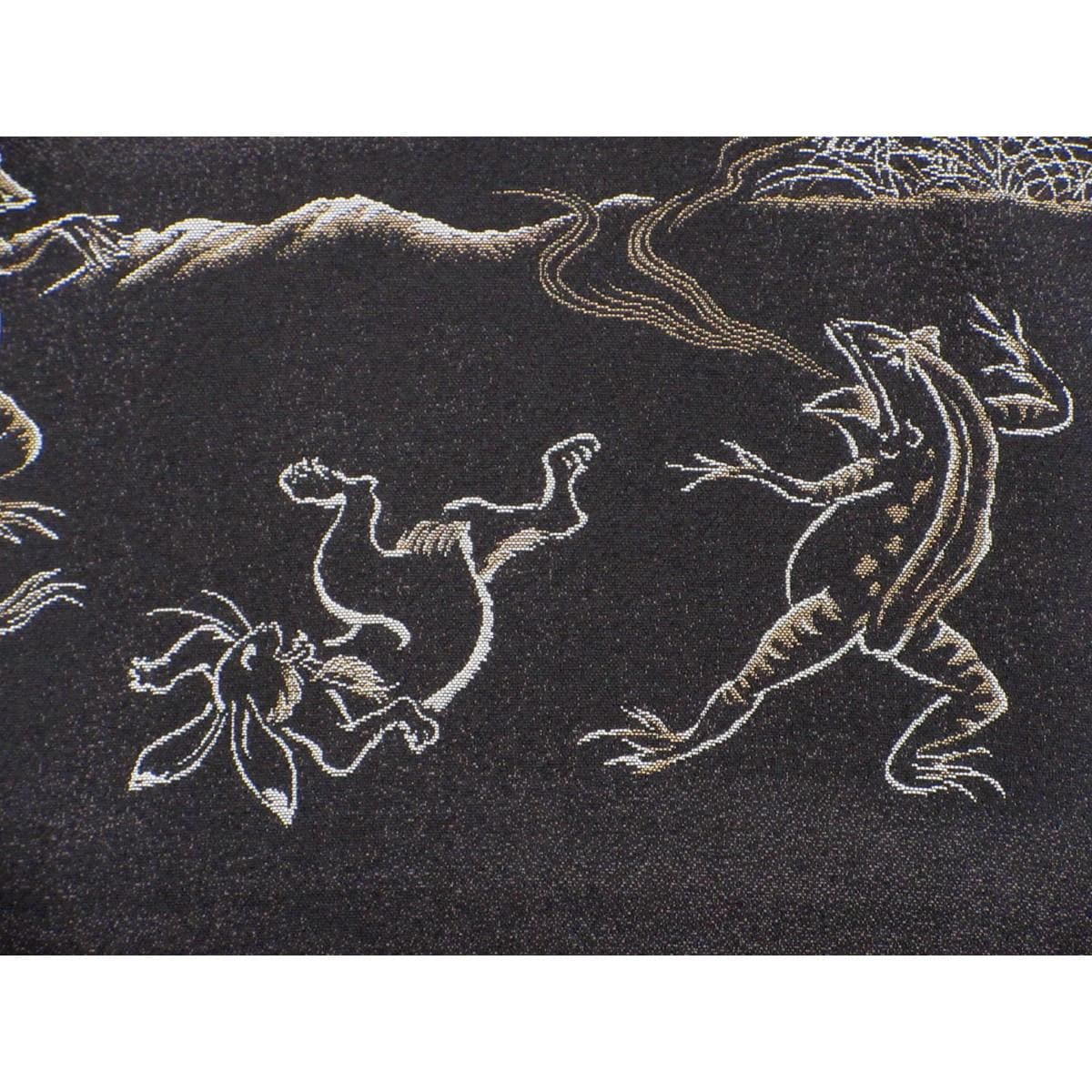 袋帯　鳥獣戯画　４通り帯